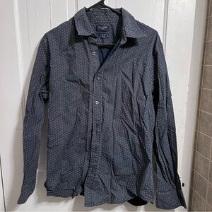 Calvin Klein Dark Blue Patterned Shirt